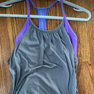 Grey and purple Ivivva tank top